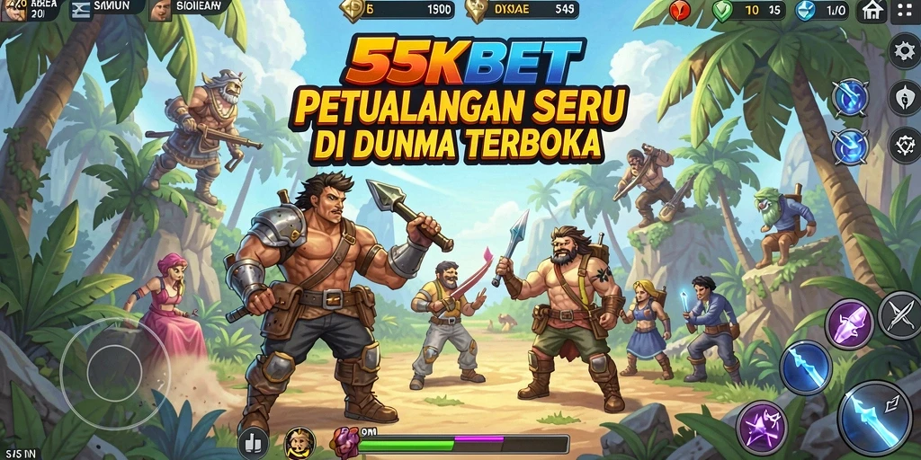 Gameplay seru dan mengasyikkan di dunia terbuka 55KBET.