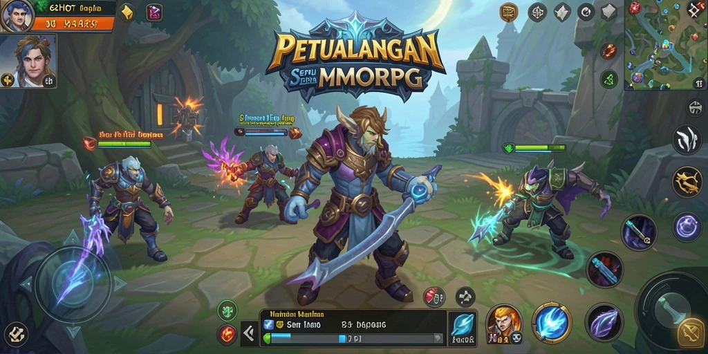 Gameplay mengasyikkan di dunia MMORPG 62HOT, penuh petualangan.