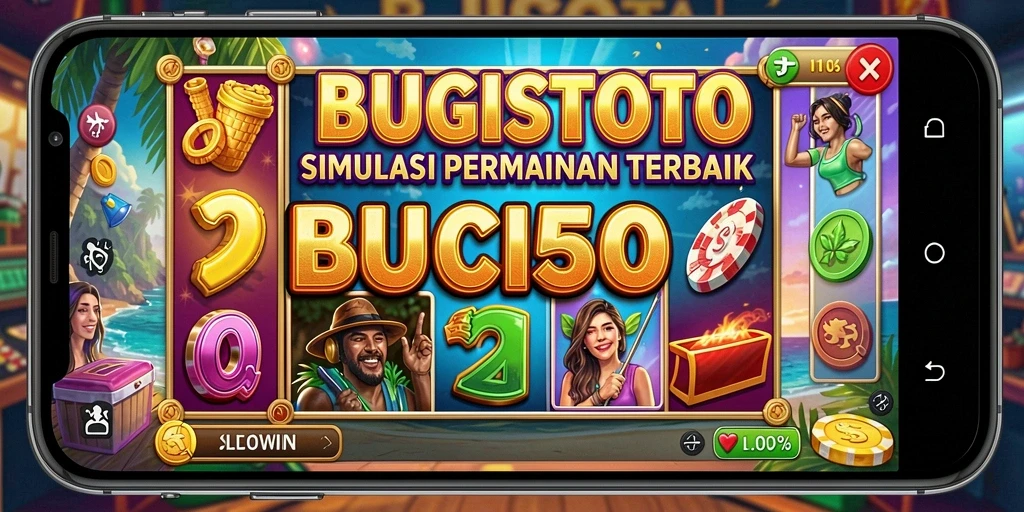 Tampilan gameplay BUGISTOTO yang mengasyikkan dan penuh warna.