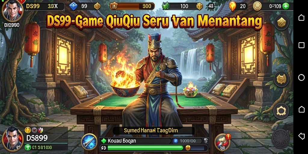 Screenshot gameplay DS99 menampilkan pengalaman seru bermain QiuQiu.