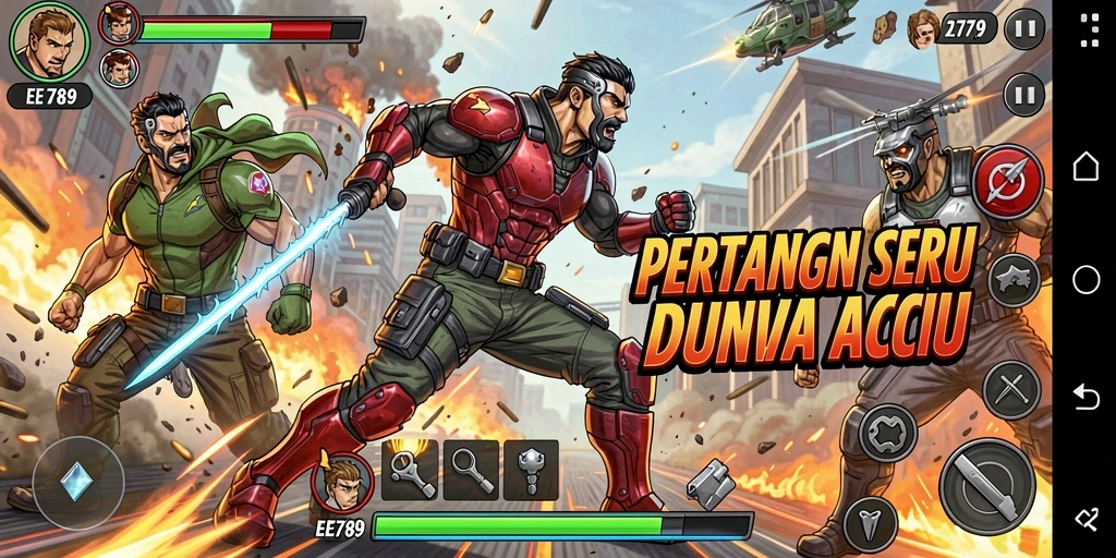Tangkapan layar dari gameplay EE789 menampilkan aksi yang mendebarkan dan grafik yang menawan.