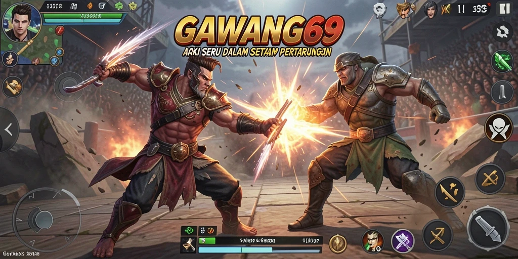 Tampilan seru pertarungan dalam GAWANG69 yang mendebarkan.