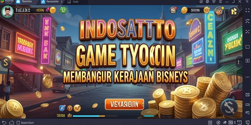 Gameplay seru INDOSATTOTO yang memperlihatkan manajemen bisnis.