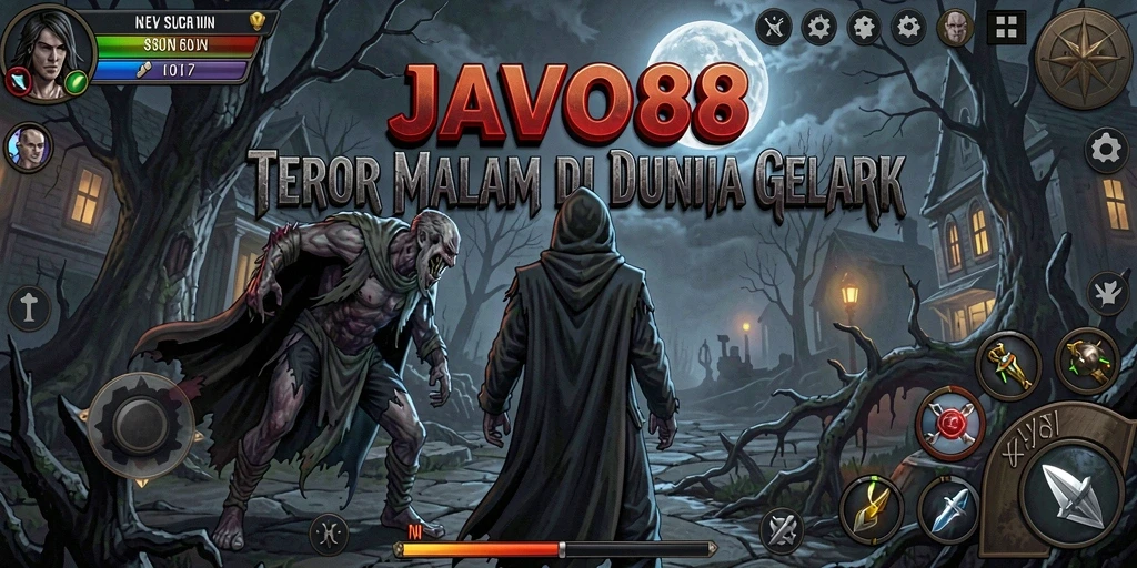 Screenshot menampilkan momen gameplay horor yang intens dan menegangkan.