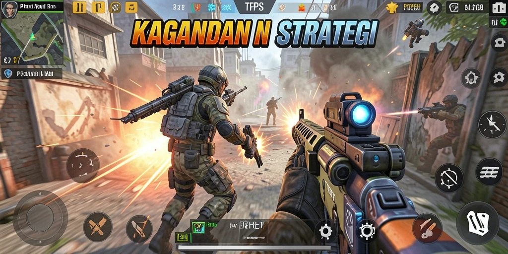 Gameplay seru KAGANDAN dengan aksi tembak-menembak yang intens.