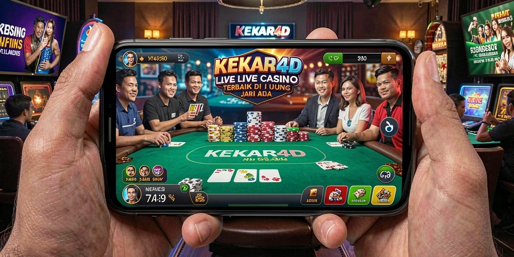 Tampilan gameplay Live Casino yang menarik dan mendebarkan.