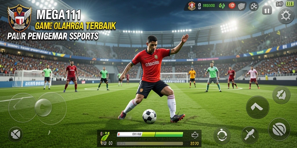 Screenshot gameplay MEGA111 menampilkan aksi olahraga yang mendebarkan dan grafik yang menawan.