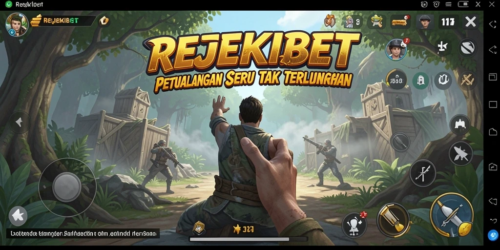 Tampilan gameplay seru dalam REJEKIBET yang penuh petualangan.