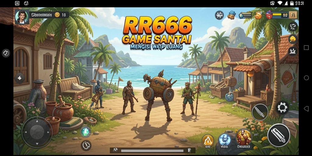 Gameplay santai RR666 yang penuh warna dan menarik.