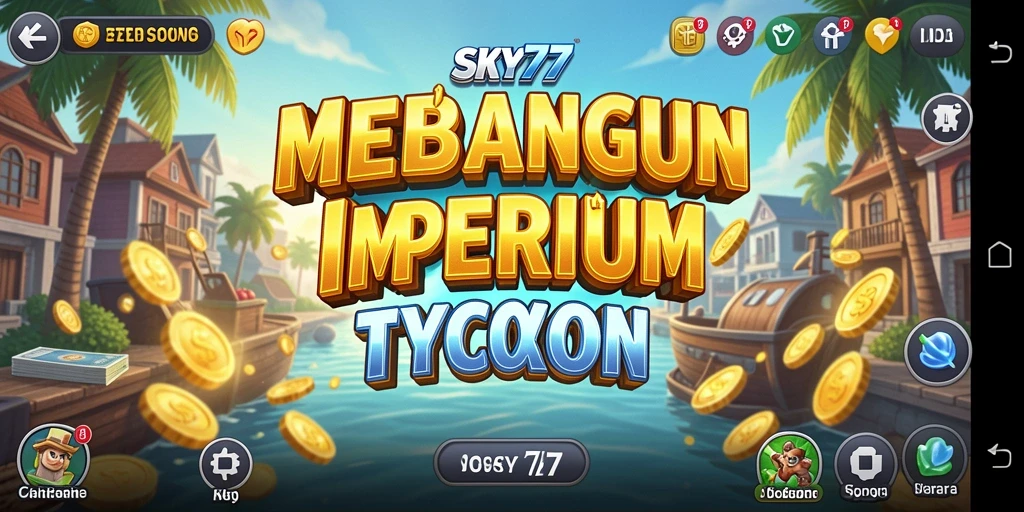 Gameplay menarik dari SKY77 dengan suasana bisnis Tycoon.
