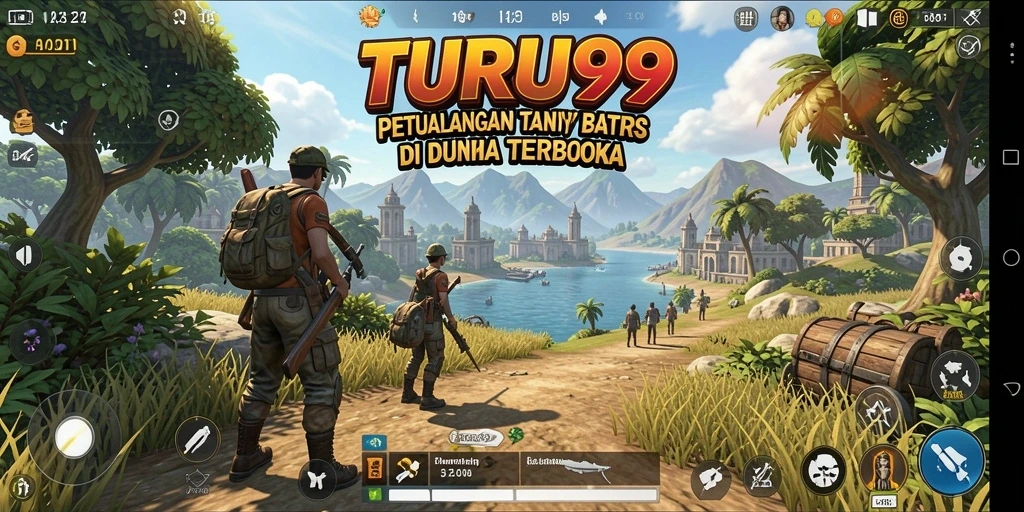 Tampilan gameplay <strong>TURU99</strong> yang menawan di dunia terbuka.