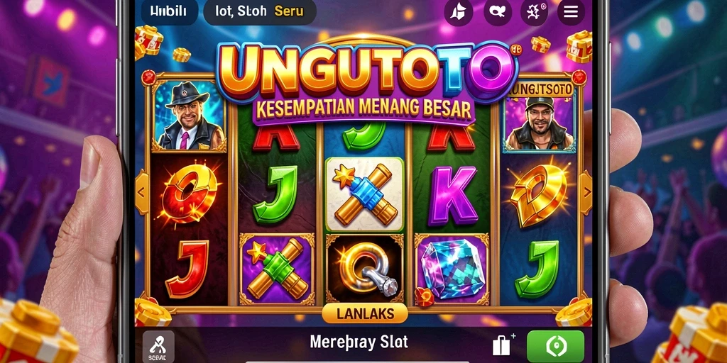 Screenshot gameplay UNGUTOTO yang menawarkan keseruan slot.