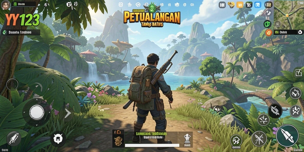 Menampilkan gameplay seru dalam dunia terbuka yang luas.