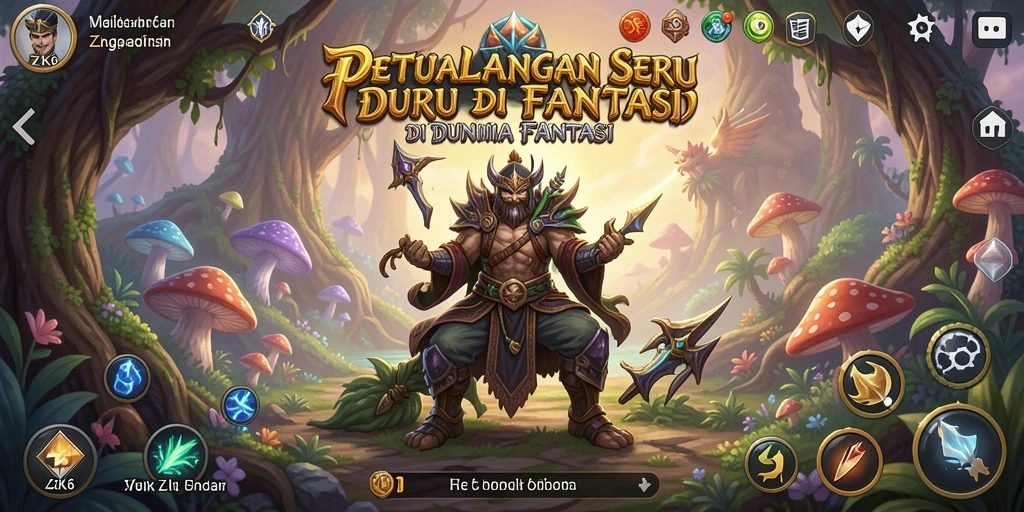 Tampilan gameplay seru dalam ZK6 penuh petualangan dan tantangan.